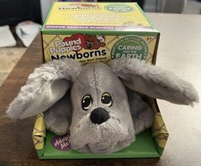 Pound Puppies Newborn Gray Puppy with Fuzzy Ears 7  Plush NEW  1980s Favorite  