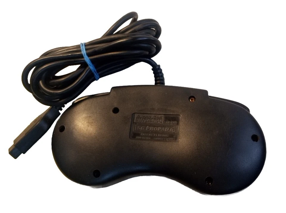 Sega Genesis SG Propad 6 Interact 6 Button Controller Black SV-439 - Image 2 of 3