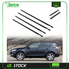 4pack Door Auto Window Trim Moulding Belt Weatherstrip For Toyota Rav4 2009-2012 4pack Door Auto Window Trim Moulding Belt Weatherstrip For Toyota Rav4 2009-2012