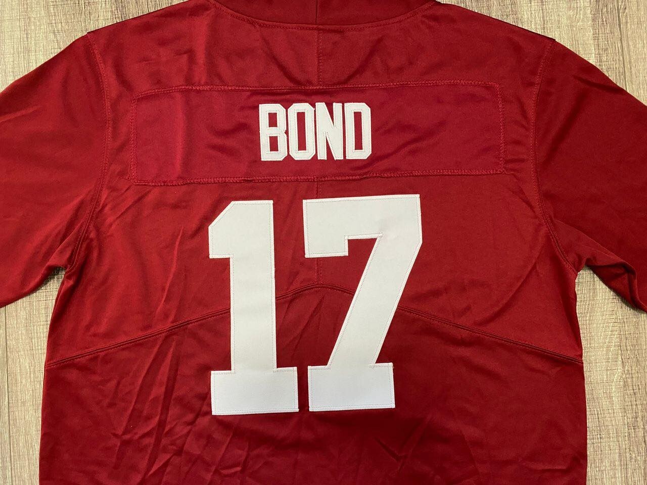 Customized Stitched Isaiah Bond Alabama Jersey 2023 Playoff Size L, M