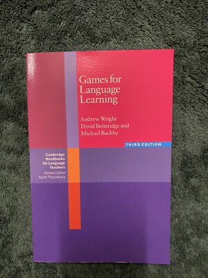  NEW Games for Language Learning Cambridge Handbook Language Teachers | PB *SALE