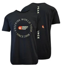 Peak Performance Men's T-Shirt Black Freeride World Tour S/S (S02)