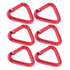 6PCS Climbing Buckles Heavy Duty Carabiner Clip Climbing Buckles Carabiner Clips