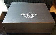 Abercrombie & Fitch Designer leere schwarze Schuhaufbewahrungsbox