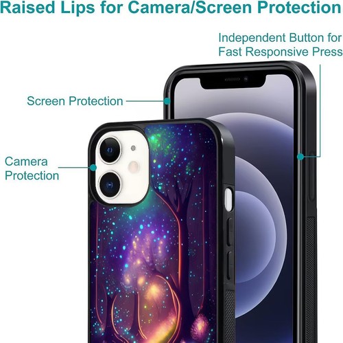 Magical Path forest nature Shockproof Cover For iPhone SE XS XR Max 5 6 7 8 Plus - Picture 8 of 25