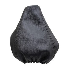 Schwarz Faden Echtleder Schaltmanschette Schaltsack Für BMW X1 E84 (2009-2015)