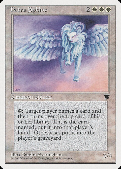 Petra Sphinx NonFoil Chronicles 10 NM MTG