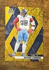 2025 Panini Mosaic Football No Huddle Gold Jeffery Simmons #81