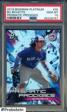 2019 Bowman Platinum Prismatic Prodigies #35 Bo Bichette Blue Jays RC PSA 10