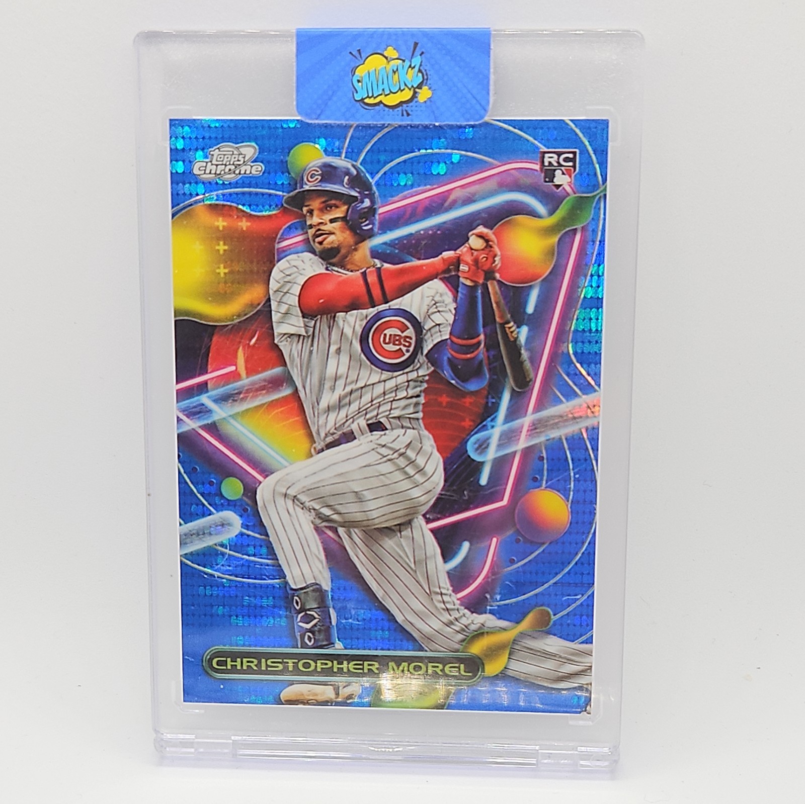 2023 Topps Chrome Cosmic Christopher Morel Blue Pulsar Refractor RC #/99 ⚾️ Cubs