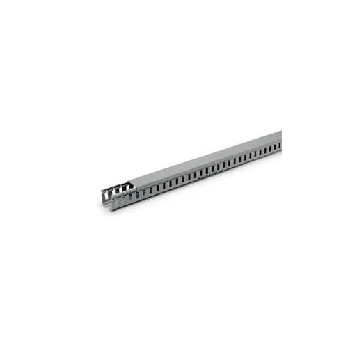 ABB 40W x 60H Grey PVC Wide Slot Electrical Panel Trunking 2 x 1 Meter