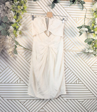 Zimmermann Strapless Underwire Knee Lengt Dress in Natural Sz 0 Silk Dress