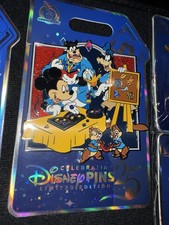 Disney Pin Celebrating 25 Years Trading Carnival Mickey Donald Chip Dale LE 500