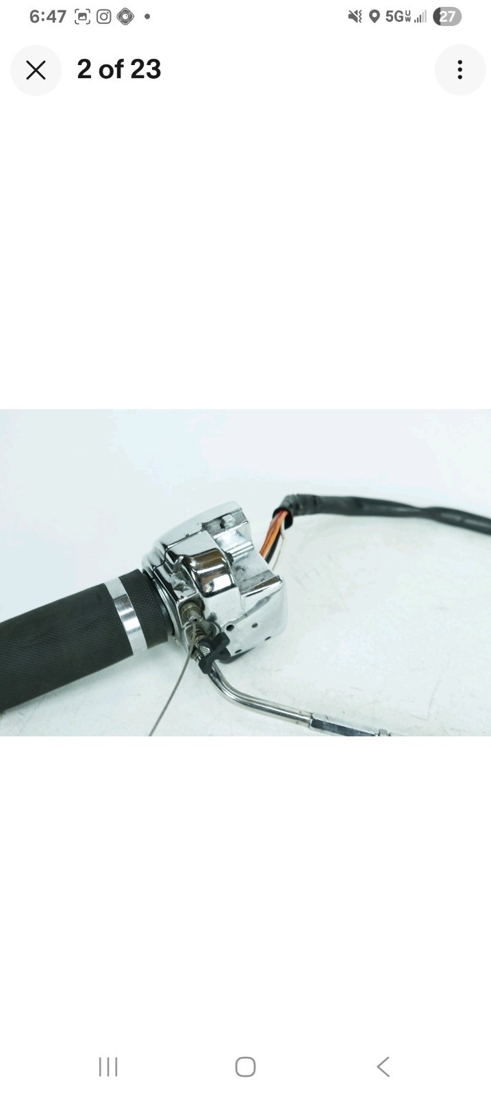 2001 Harley Softail FXSTDI Deuce OEM Right Engine Start Kill Switches Controls