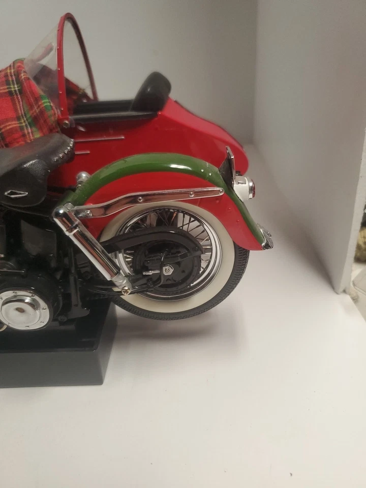 Franklin Como Nueva Harley Davidson 2002 Navidad Duo Deslizamiento/Sidecar Sin Caja  Foto 4 de 4