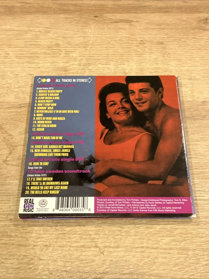 Muscle Beach Party: the United Artist Sessions Фрэнки Авалон (CD, 2012) - Изображение 2 из 3