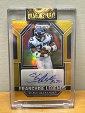 Shaun Alexander 2022 Panini Prizm #FL-SA Franchise Legends Auto /10 Gold