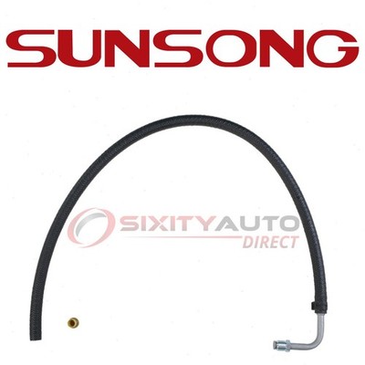 Sunsong Power Steering Return Line Hose for 1973-1974 GMC C35 C3500 Pickup - aw