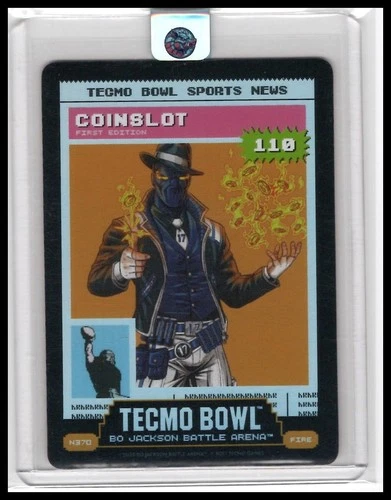 2026 Bo Jackson Battle Arena Coinslot (Daniel Jones) Fire Tecmo News #N370