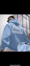 Xl Baby Blue Cinch Hoodie