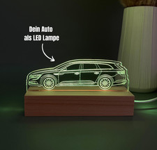 Auto Deko Lampe - personalisierbar - Geschenke für Männer & Autofans