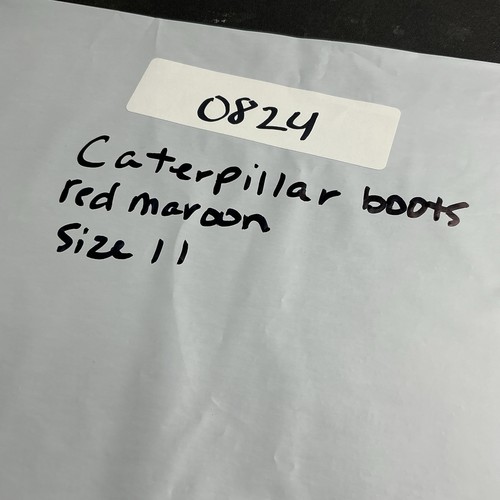 Caterpillar CAT Colorado Men’s 11 Boots Composite Toe Maroon - Picture 9 of 9