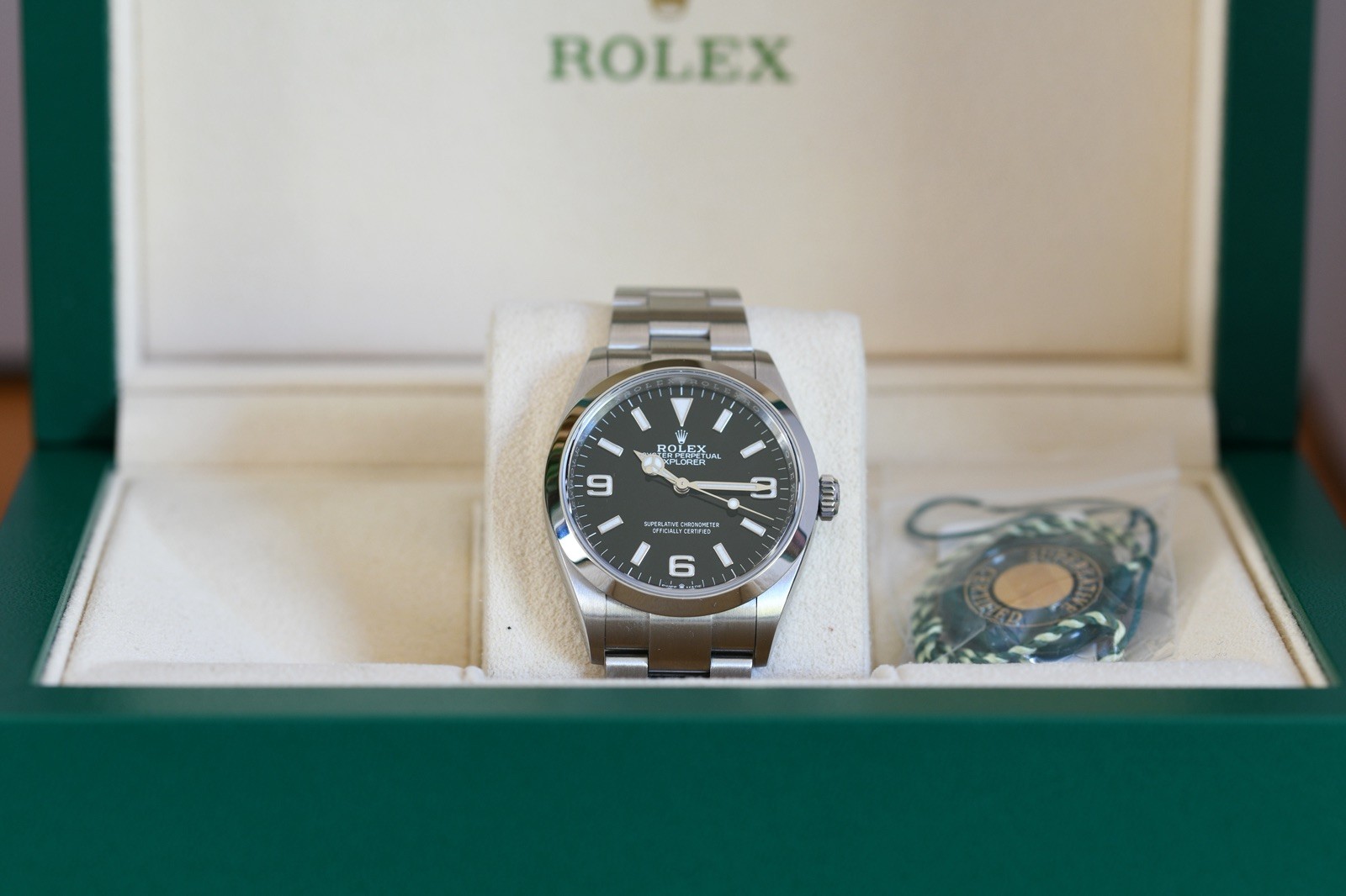 Rolex Explorer 36mm Stainless Steel 124270 - 2021  Full Set