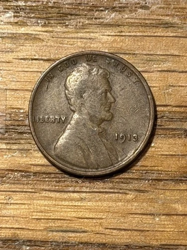 1913 Lincoln Wheat Cent Extremely Fine XF Coin #725