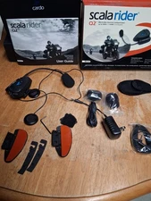  Cardo Scala Rider Q2 Bike Intercom Communication Used tested working