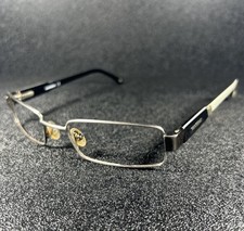 Carrera Eyeglasses CA7550 Brushed Metal Rectangle 51-18 135 Authentic