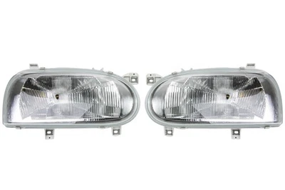 Hella Set Haupt-Scheinwerfer links + rechts Front-Lampe VW Golf III 3 1H 1H1 1H5 - Bild 1 von 4