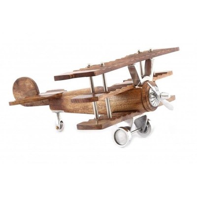 Holz Flugzeug Dekoration Wohndeko | Rustikale Deko | Geschenkidee