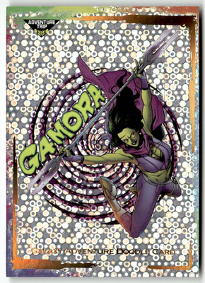 Marvel Finding Unicorn Guardians of the Galaxy 2024 No. CA15 Gamora Doodle Card