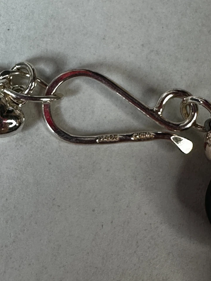 Collar Jay King Desert Rose Trading Negro Mosaico Piedra Colgante Concha de Ónix Foto 4 de 4