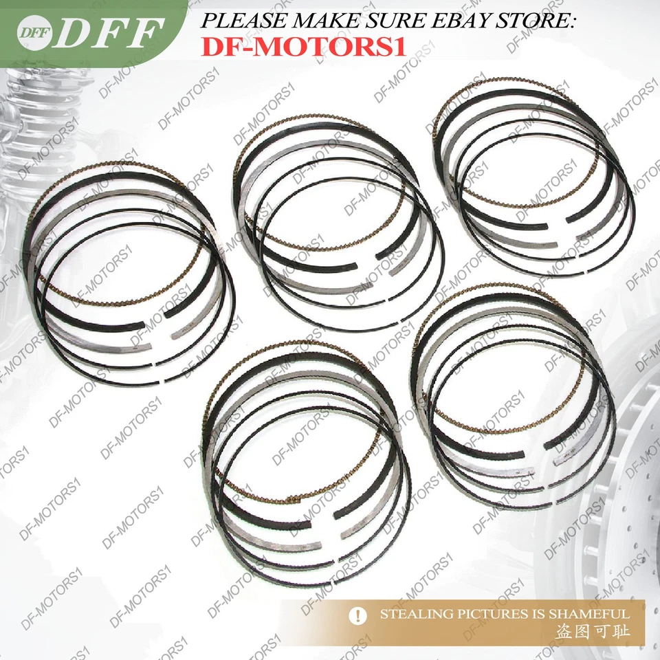 Juego de 5 anillos de pistón MAHLE STD Φ81mm para Volvo S60 XC60 S80 2.0 L5 B5204T8 B5204T9 Foto 3 de 4