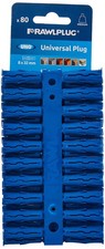Uno Universal Contract Wallplug 8 mm Blue Rawl Plugs for Plasterboard Masonry