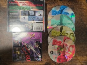 Authentic D2 Sega Dreamcast Four-Disc Set Complete w/ Manual CLEAN DISCS Tested