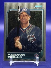 1997 Bowman Chrome #284 Vernon Wells Rookie Card Toronto Blue Jays. rookie card picture