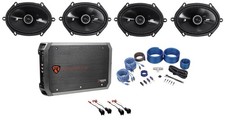 Kicker 6x8" Speaker Replacement Kit 4-Ch Amp For 2005-07 Ford F-250/350/450/550