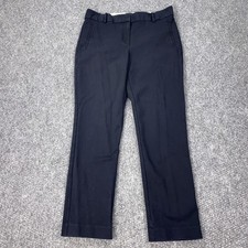 Talbots Pants Womens 8P Black Newport Stretch Ankle Chino Trousers Petite