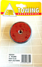 Equip Towing Accesories - 2x Round Vehicle Reflectors