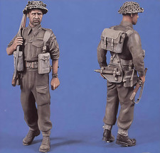 1/35 Scale WWII British Soldier Resin Figure Commonwealth Infantry Model for Dio