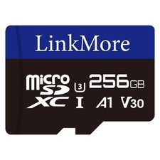 XV13 256GB MicroSD Memory Card, MicroSDXC A1 UHS-I U3 V30 Class 10, Read Up t...