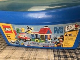 LEGO Bricks & More 6166 405-Piece Bucket Bulk Lot w/ Batman Movie Manual