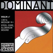 Dominant 1/8 Violin E String - Aluminum/Steel with Ball End