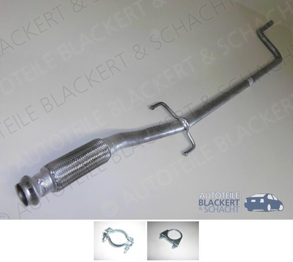 Imasaf Auspuff Mittelrohr + Anbauteile für Citroen / Peugeot C2 + 1007 1.4 HDI-image
