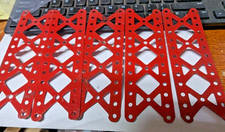 5 PIECES ORIG PAINT A C Gilbert Erector "BI"  6 " inch LONG WIDE Girder