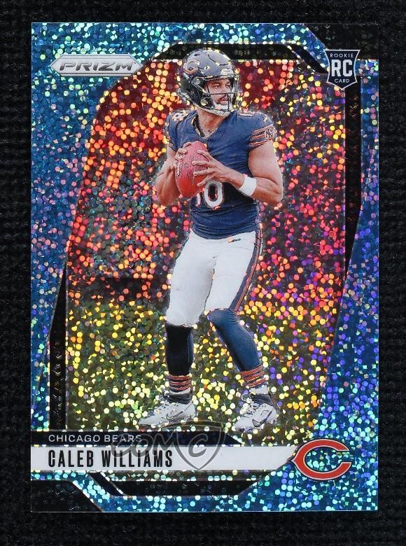 2024 Panini Prizm Rookies Blue Sparkle 41/96 Caleb Williams #301 Rookie RC