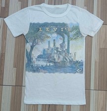 Vintage Levi's 1970s Steamboat Advertising Campaign Poster 70s 80s Rare Shirt