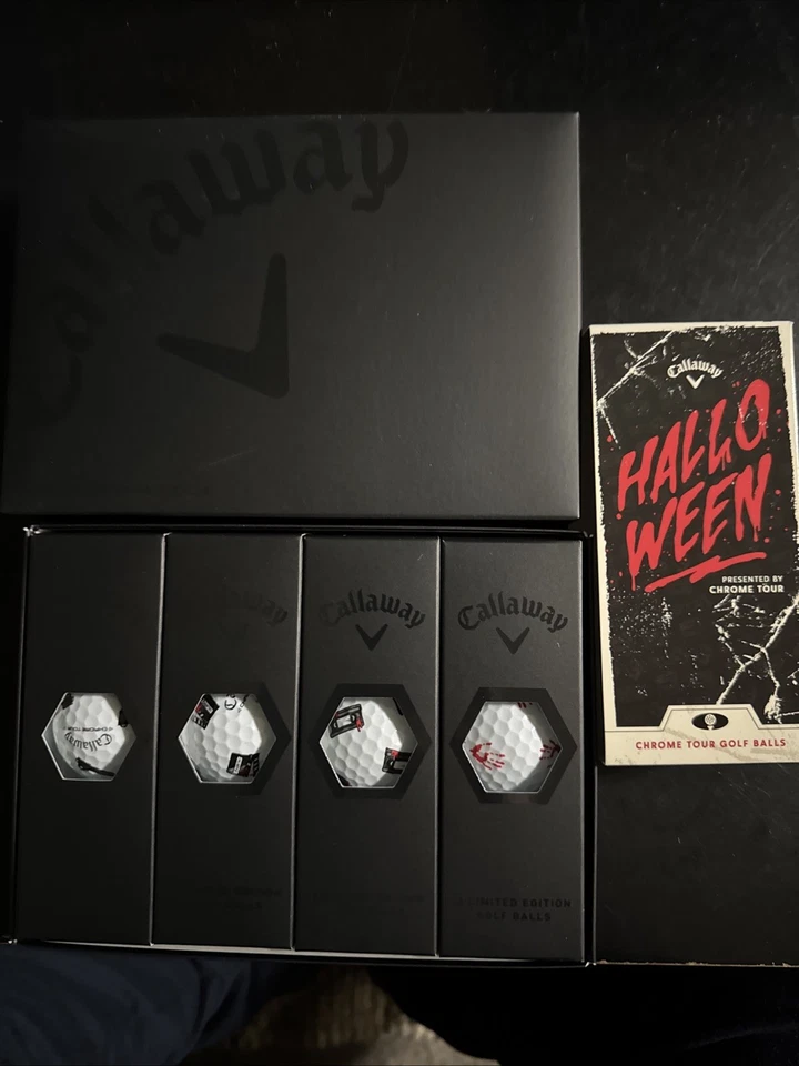 Callaway Chrome Tour Halloween Edición Limitada Agotado Docena Completa 12 Bolas!!! Foto 2 de 2